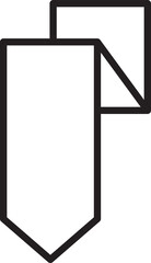 Ribbon Banner Line Art