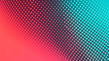 abstract gradient background in shades of coral and turquoise halftone decoration for a vibrant trendy look 