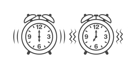 Icons set timer, clock, alarm clock, stopwatch and time icon.