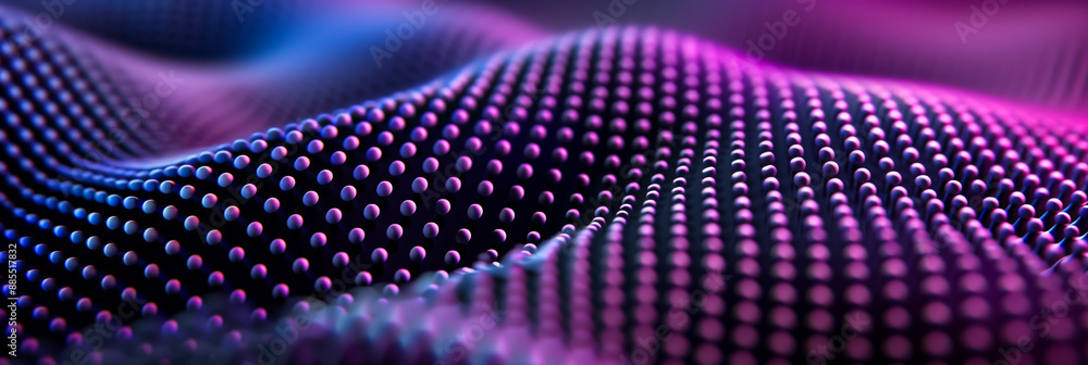 Poster abstract gradient background with a blend of lavender and chartreuse halftone decoration for a moder
