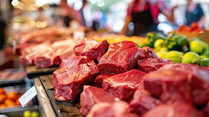 beef cut into pieces