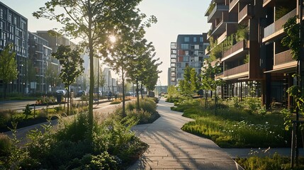 Urban development, implementing innovative green engineering