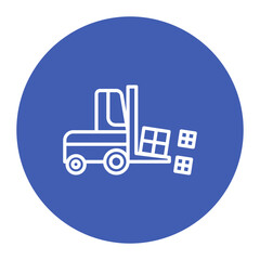 Naklejka premium Unloading Icon