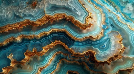   A close-up of a blue, gold, and white agate, agate, agate, agate, agate, agate, agate, agate, agate