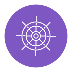 Nautical Wheel Icon