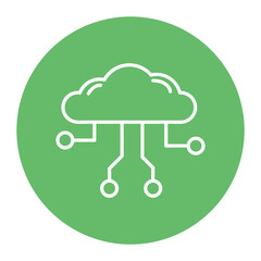 Cloud Computing Icon