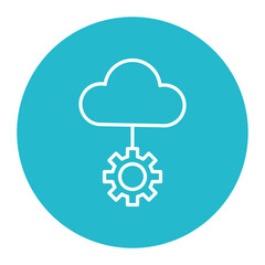 Shared Cloud Icon