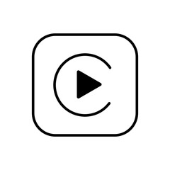 carplay SVG black and white
