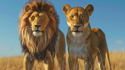 Documentary-Style Photo of a Lioness 