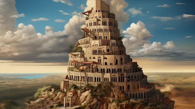 Famous Babylon tower
