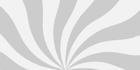 Abstract white sun rays sunburst backdrop background. Modern seamless retro vintage burst sunrise sunbeam element spiral striped illustration sunray template wallpaper design.