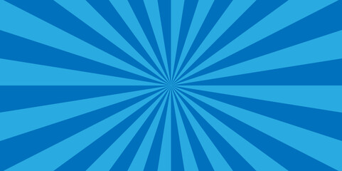 Abstract blue sun rays sunburst backdrop background. seamless retro vintage burst sunrise sunbeam element spiral striped illustration sunray template wallpaper design.