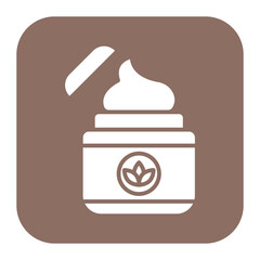 Natural vector icon. Can be used for Skincare iconset.