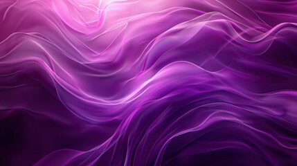 Fototapeta premium Abstract Wavy Purple Light at Dusk 