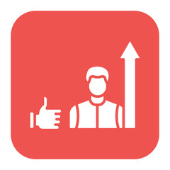 Motivation vector icon. Can be used for Home Based Business iconset.
