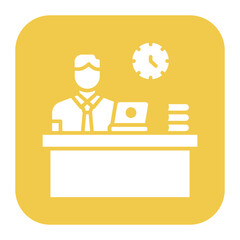 Work Habits vector icon. Can be used for Home Based Business iconset.