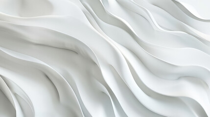Obraz premium Fluid White Abstract Texture