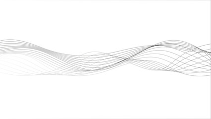 Abstract wave lines background. Curve flowing background. Modern wavy background.