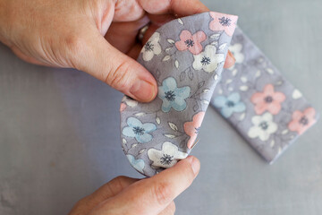 Step by step. How to create a butterfly hair brooch. Step 8 from 13.