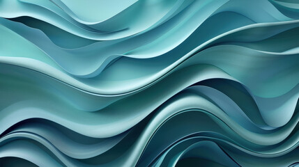 Obraz premium Abstract Aesthetic Waves 