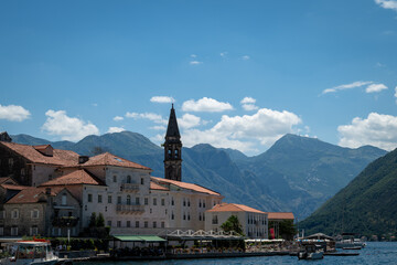 Fototapeta premium Montenegro's Perast: Natural and Culturo-Historical Region of Kotor, Kotor Bay