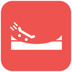 Skate Park vector icon. Can be used for Outdoor Fun iconset.