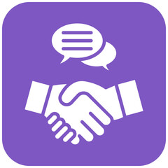 Negotiation Skills vector icon. Can be used for Personality Traits iconset.