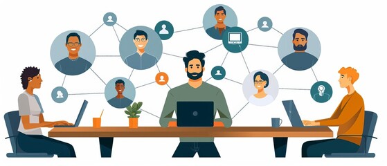 Virtual assistant positions with remote work flexibility and diverse job responsibilities, showcasing administrative remote work opportunities in an organized and supportive style