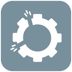 Disruption vector icon. Can be used for Business Analytics iconset.