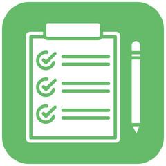 Obraz premium Inquiry Form vector icon. Can be used for Contact Us iconset.