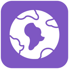 Earth vector icon. Can be used for Earth Day iconset.