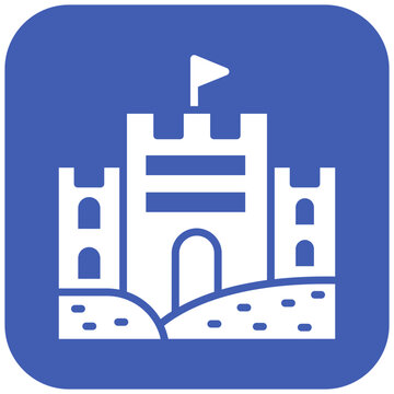 recommend clip art: Sandcastle vector icon. Can be used for Coastline iconset.