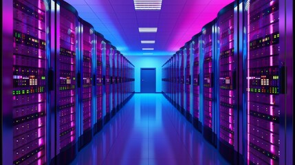 data center , server room , colocation facility