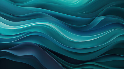 Abstract Dark Waves Background 