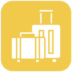 Luggage vector icon. Can be used for Hajj Pilgrimage iconset.