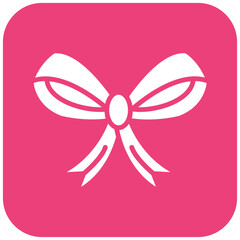 Festive Ribbon vector icon. Can be used for Festa Junina iconset.