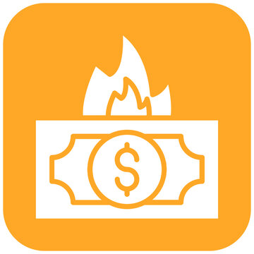 recommend clip art: Greed Fueled Fire vector icon. Can be used for Corruption iconset.
