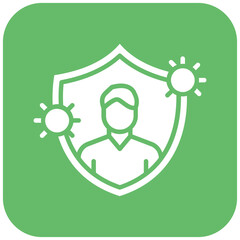 Immune Response vector icon. Can be used for Infectious Diseases iconset.