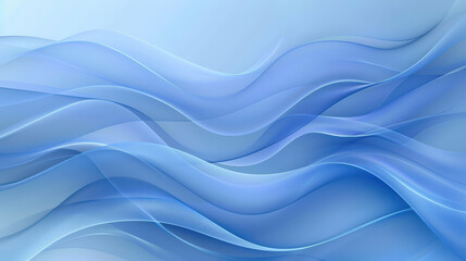 Fototapeta premium Abstract blue waves background at morning