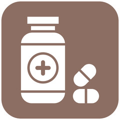 Medicine vector icon. Can be used for Lab iconset.