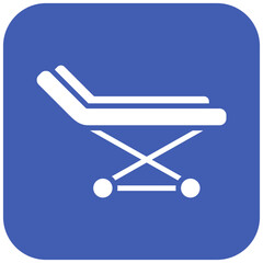 Stretcher vector icon. Can be used for Rugby iconset.