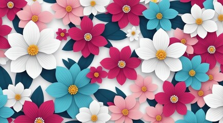 Flower background pattern. Flower background image. Flower background illustration. 