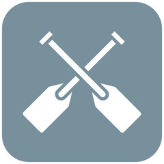 Paddles vector icon. Can be used for Ocean iconset.