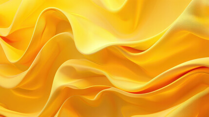 Fototapeta premium Sunlit Yellow Fabric Waves