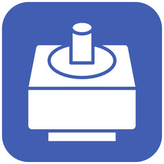Stepper Motor vector icon. Can be used for Manufacturing iconset.