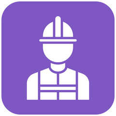 Male Engineer vector icon. Can be used for Manufacturing iconset.