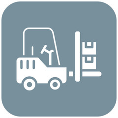 Fork Lift vector icon. Can be used for Manufacturing iconset.