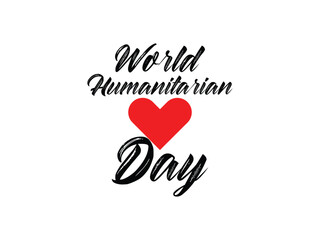 world humanitarian day art illustration vector
