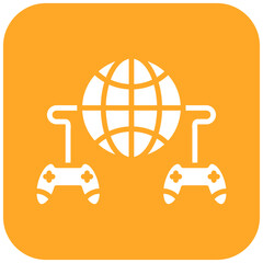 Multiplayer Games vector icon. Can be used for Bowling iconset.