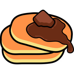 Pancake Illustration

